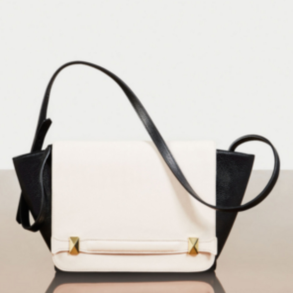 BCBG Agatha Color-Block Leather Satchel
